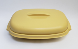 Vintage Tupperware Vegetable Rice Microwave Steamer/Cooker 3-Piece 1273 Gold - £19.29 GBP