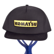 KOMAT&#39;SU Baseball Snapback Cap Black Hat - $10.21