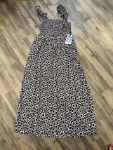 Diane Von Furstenberg DvF x Target Women’s Smocked Tie Poppy Dress XS Black - £26.53 GBP