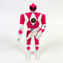 Power Rangers Auto Morphin Kimberly Pink Ranger Bandai Flip Head Figure+ Blaster - $17.72