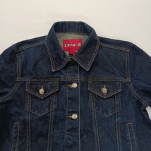 Zana Di Women's Cotton Jacket Size Medium Blue Denim Long Sleeve Metal Button Up image 11
