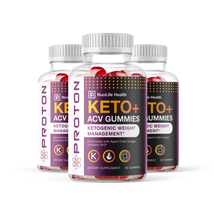 (3 Pack) Proton Keto and ACV Gummies for Aiding Weight Management and Fa... - £52.85 GBP