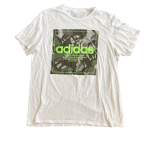 Adidas Mens Large Camo Box Green White Amplifier Tee TShirt Shirt - £7.49 GBP