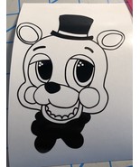 FREE SHIPPING!!!Five Nights At Freddy&#39;s Vinyl Decal Sticker Toy Freddy - $3.96