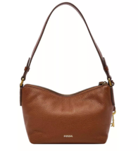 New Fossil Julianna Mini Hobo Leather Medium Brown - £59.73 GBP