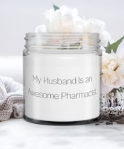 Funny Husband Gifts, My Husband Is an Awesome Pharmacist, Valentine&#39;s Day Candle - £17.54 GBP