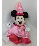 Disney Parks Minnie Mouse Princess 11 Inch Pink Stuffed Animal Toy - $11.95