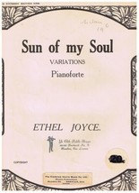 Sun Of My Soul Sheet Music Ethel Joyce Pianoforte Variations - £1.73 GBP