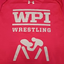 T Shirt Under Armour Heatgear WPI Worcester Polytech Wrestling Size M Me... - £11.95 GBP