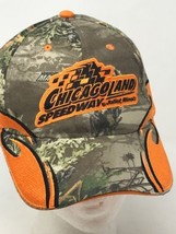 NASCAR ChicagoLand Speed Joliet Illinois Camo Orange Adjustable YOUTH Hat - $19.75