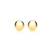 Carissima Gold 9 ct Yellow Gold with 12 mm Half Ball Stud Earrings  - $670.00
