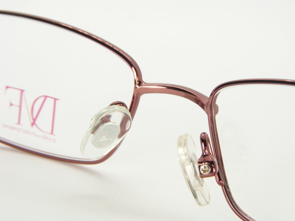 NEW Diane von Furstenberg DVF 8003 641 BURGUNDY EYEGLASSES METAL FRAME 51-16-135 Item image 7