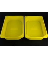 (Lot of 2) Ikea Trofast Storage Box Yellow 16 ½ x 11 ¾ x 4 &quot; New 503.080.02 - $46.43 CAD