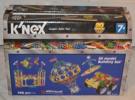 K&#39;nex 20th Anniversary 50 Model Building Set 700 Piece Set- INCOMPLETE - £40.74 GBP