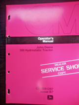John Deere 300 Hydrostatic Tractor Operator&#39;s Manual  OM-M81297 NOS New vtg - £11.07 GBP