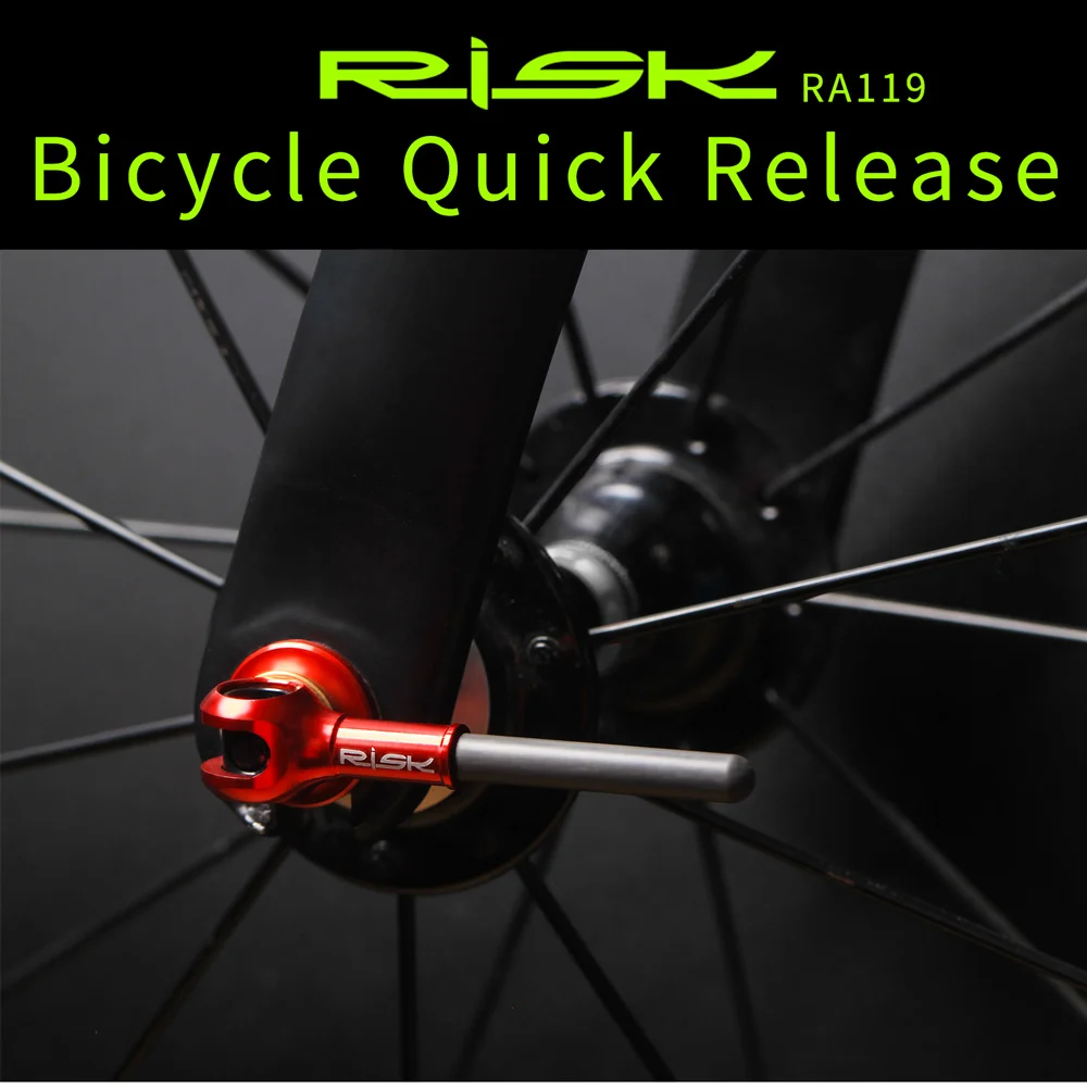 Sporting Titanium Ti Skewer QR Mountain Bikes Quick Release Skewer lever MTB Bic - £37.36 GBP