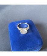 Sterling Silver Women&#39;s Ring w/ Stone  White Size 7 - £6.99 GBP
