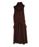 CISOS DESIGN Women&#39;s Brown Tiered Lined Sleeveless Bohemian Maxi Dress -... - $19.37