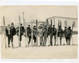 Group Showing Off Long Skis Photo New Hampshire 1920&#39;s. - £30.16 GBP