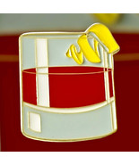 Sazerac Cocktail Enamel Pin, New Orleans Drink Brooch - $10.87 CAD