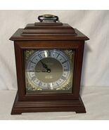Bulova Quadraphonic Mantel Clock Multiple Chime Strike Night Mode Walnut... - $80.18