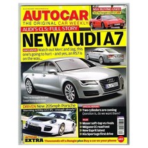 Autocar Magazine 24 July 2010 mbox1128 New Audi A7 - New 205mph Porsche - £3.90 GBP