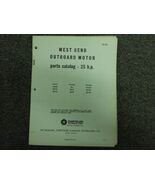 1965 Chrysler Outboard 25 HP Parts Catalog 25121 25131 - $35.02 CAD