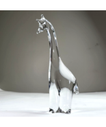 Vintage 1980s Eneryda of Sweden Scandinavian Hand Blown Art Glass Giraff... - $123.07 CAD
