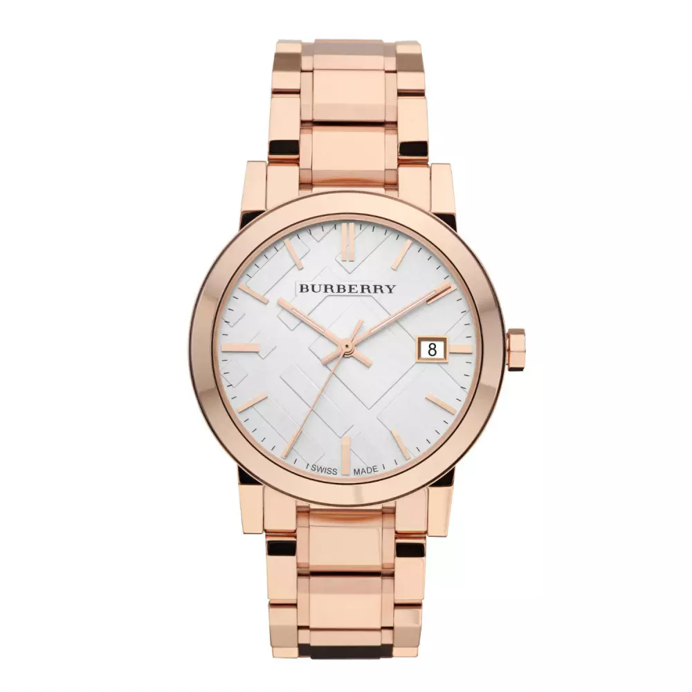 Burberry BU9004 The City Rose Gold Tone Watch 38mm - 2 Years Warranty - £288.59 GBP