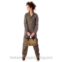 70s Vintage Marimekko Plaid Jumpsuit Coveralls 1970s Womens S - $391.05