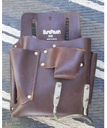 Vintage DURAPOUCH Leather Tradesman&#39;s 1310 Tool Pouch &amp; 75 Belt Made in ... - $656.89 MXN