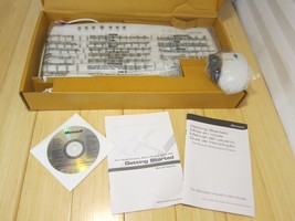 NOS Vintage PS/2 Microsoft Internet Keyboard Kit X08-76844 &amp; IntelliMous... - £74.51 GBP