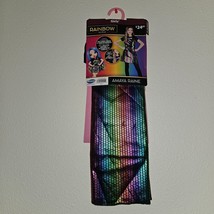 NWT Rainbow High Amaya Raine Halloween Costume Girls S 6/6X Dress Hair Extension - £15.54 GBP