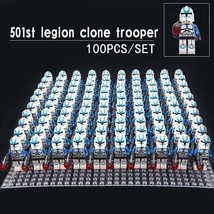 100pcs/set 501st Legion Clone troopers Star Wars Revenge of the Sith Minifigures - £110.61 GBP