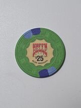 Biloxi Belle Casino $25 Poker Gaming Chip Token Biloxi, Mississippi Vint... - $74.25