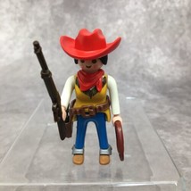 Playmobil Cowgirl Series 7-Western Figure w/ Lasso &amp; guns - £9.28 GBP
