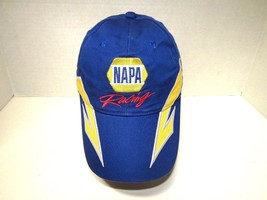 Napa Racing Toyota #55 Michael Waltrip Racing Inc. Blue &amp; Gold Lightning Hat - £7.78 GBP