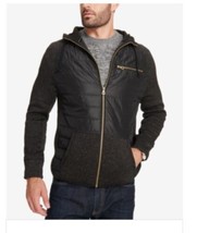 $85 Weatherproof Vintage Men&#39;s Mix-Media Quilted Hooded Jacket, Large - $39.59