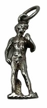 Estate 800 Silver Michelangelos Statue of David Charm Pendant 2.4g Vintage - £13.76 GBP
