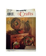 Simplicity 8159 Vintage Craft Pattern For Holiday Decor &amp; Ornaments - On... - €4,99 EUR
