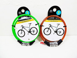Combination Bicycle Locks Green Gold Bike Cable Lock 26 inch Security Coated 1 P - £5.96 GBP