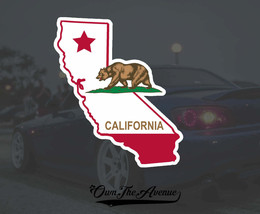 California Flag State Sticker Decal Vinyl California republic CA Choose Size! - £2.20 GBP+