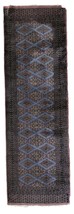 Handmade vintage Uzbek Bukhara runner 2.4&#39; x 8&#39; (75cm x 244cm) 1960s - 1... - $10,234.88 MXN
