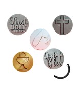 Girl First Communion Set Of 6 Cookie Stamp Embossers Made In USA PR9065 - $16.49