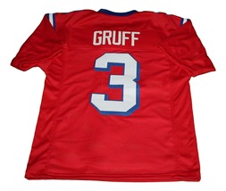 Nigel Gruff #3 The Replacement Movie New Men Football Jersey Red Any Size image 2