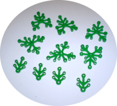 10 Used LEGO Green 6 x 5 - 4 x 3 Plant Leaves Foliage 2417 - 2423 - $9.95