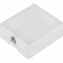 RadioShack -4-Pin(RJ-11/RJ-14) -  Modular Telephone Jack - Surface Mount - White - £7.83 GBP