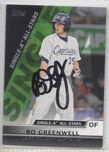 Bo Greenwell Signed Autographed Card 2011 Topps Pro Debut - £7.71 GBP