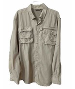 Islamorada Flats By Quest Vented Shirt Mens Large Fishing Hunting Hiking - $16.88