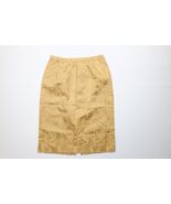 Vintage 50s 60s Rockabilly Womens 27 Silk Paisley Jacquard Pencil Skirt ... - $899.87 MXN